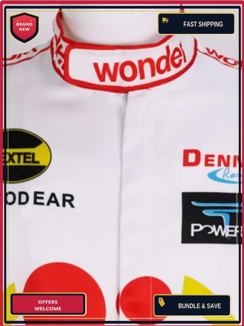 Ricky Bobby Racing Cosplay Suit - Picture 2 of 4